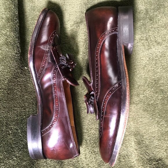 Johnston & Murphy Men\'s Tassel Loafers Size 10.5 B  Brown Leather Dress Shoes main image 16